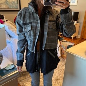 Vintage Havana Layered Camo Jacket Size Small